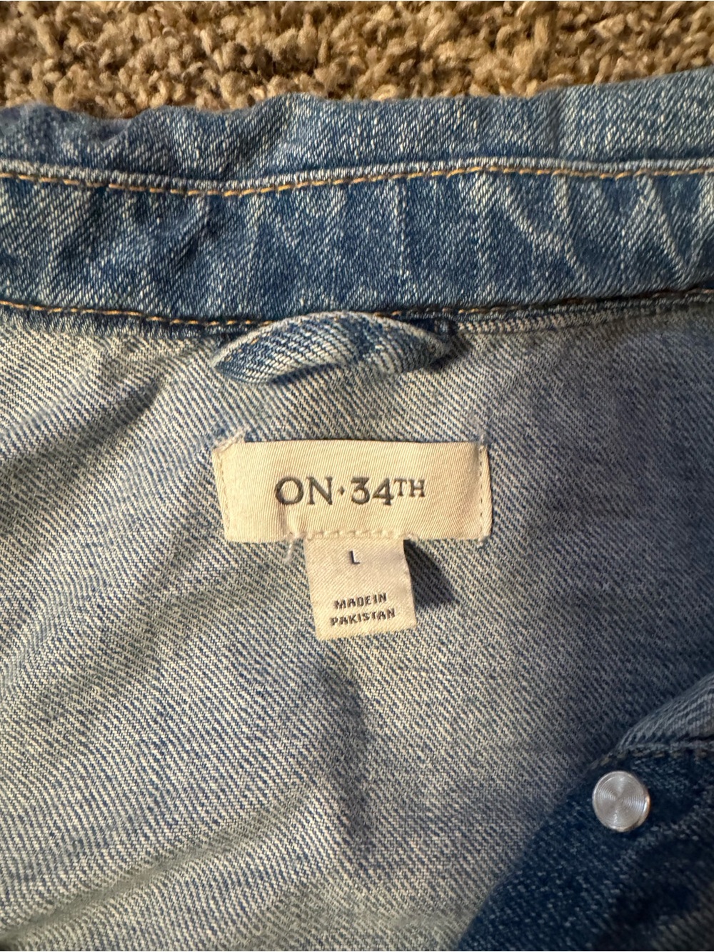 Light Blue Denim Jean Jacket - Women's Classic - Picture 2 of 2